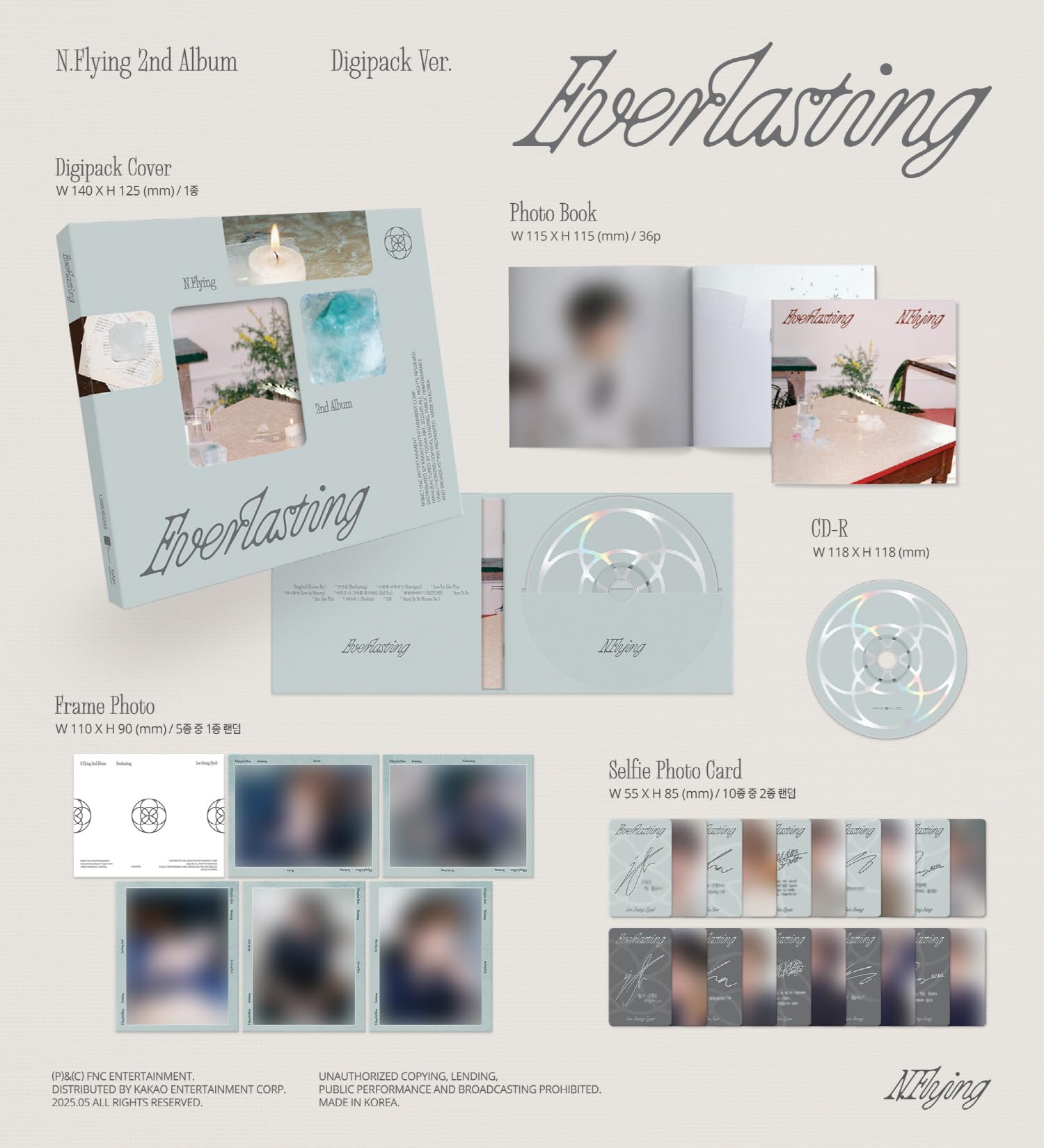 Amazon.com: N.Flying Everlasting 2nd Album with Tracking Sealed